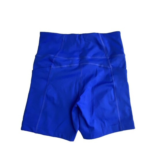 Brooks Women Size Small Method 5” Short Tights Bluetiful Wicking 4 Way Stretch - Picture 2 of 11